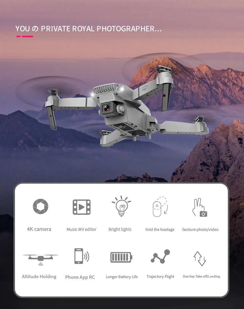 4k drone