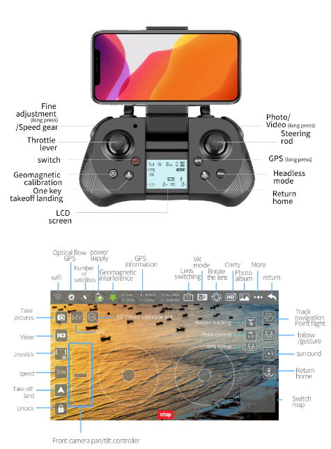 4k drone