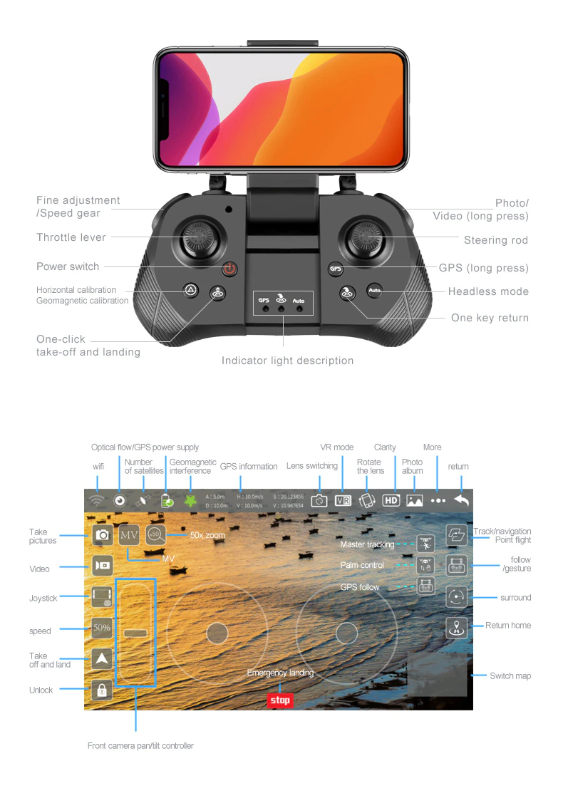 4k drone