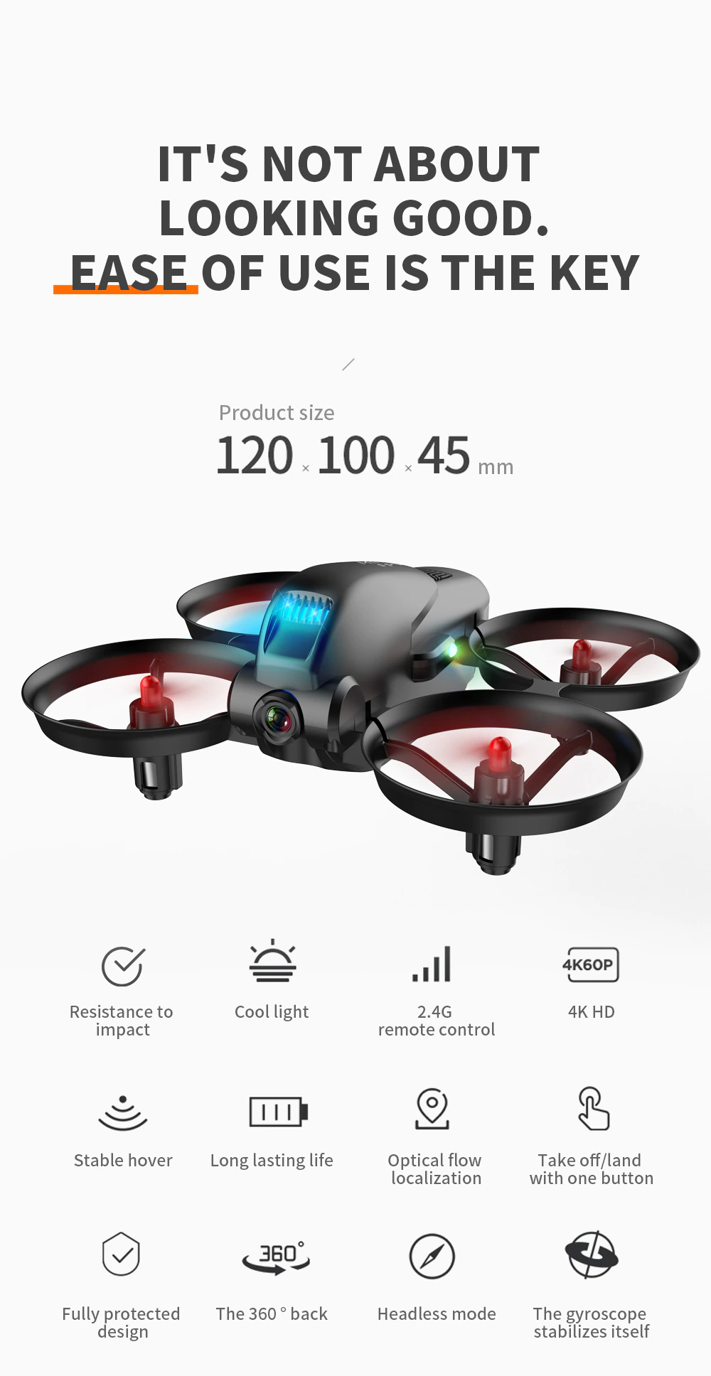 4k drone