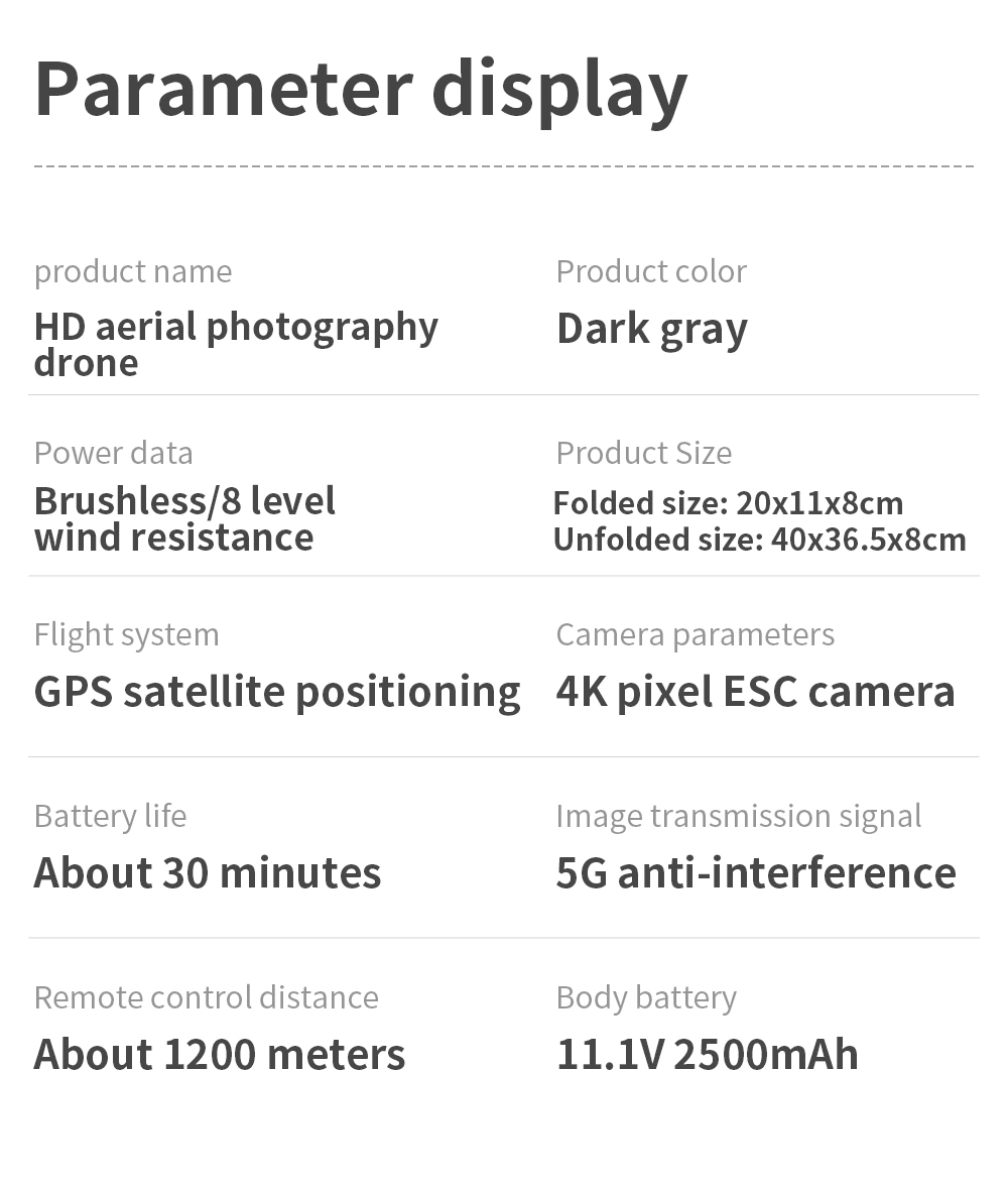 4k drone
