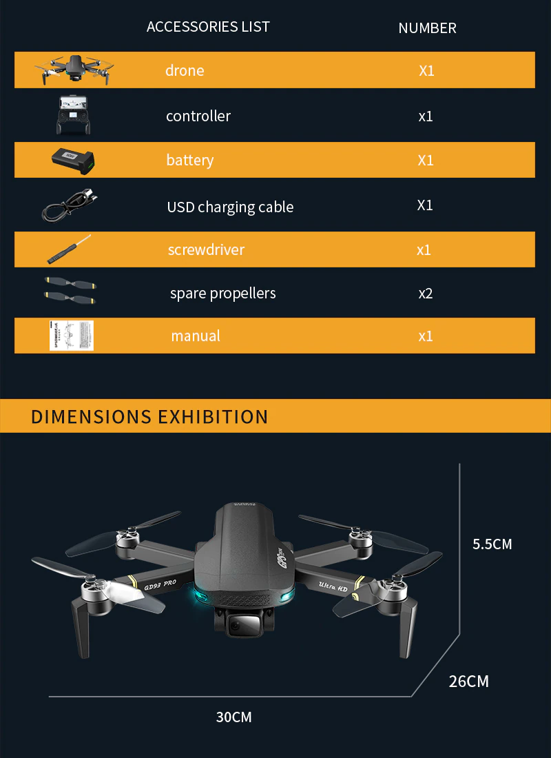 4k drone