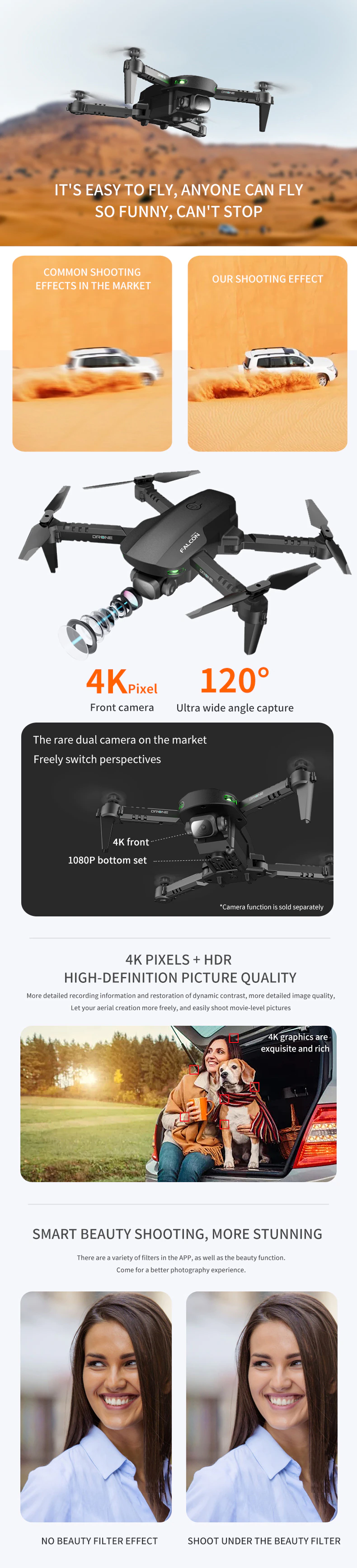 4k drone