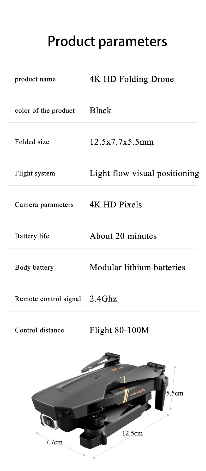 4k drone