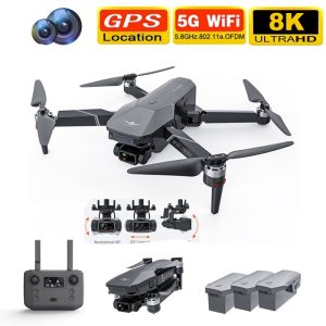 2022 NEW KF101 Drone 4K 6K 8K HD Profesional Camera 5G Wifi 3-Axis Gimbal EIS Anti-Shake GPS FPV Quadcopter RC Helicopter Toys