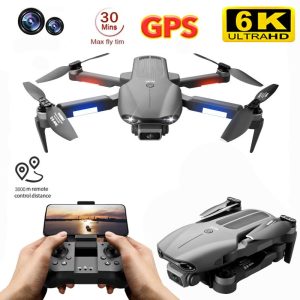 2022 New F9 Drone GPS 5G Wifi 6K Dual HD Camera Professional Aerial Photography Drones Brushless Motor Foldable Quadcopter Toys