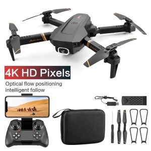 Colinbu WIFI FPV 4DRC V4 Drone WiFi live video FPV 4K/1080P HD Wide Angle Camera Foldable Altitude Hold Durable RC