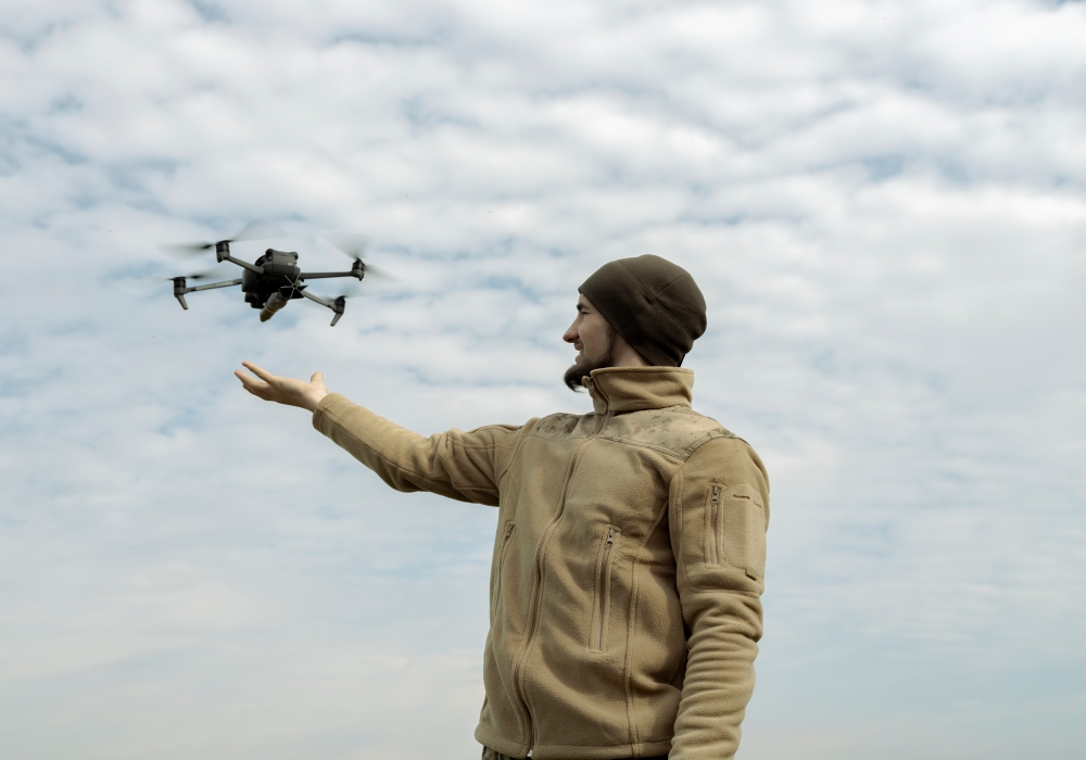 UAV in Rainy